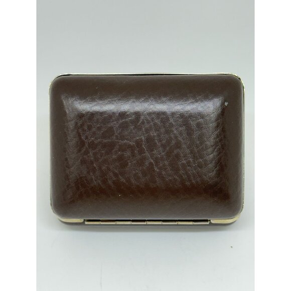 VTG 1970s Bulova Wind-Up Travel Alarm Clock Gold Folding Case 3.5" NOT WORKING - Picture 4 of 9